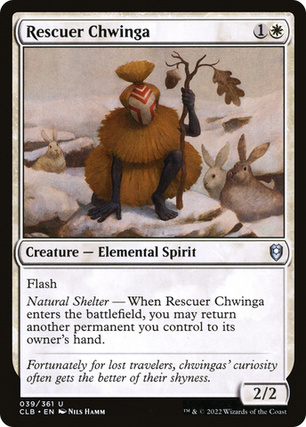 {C} Rescuer Chwinga [Commander Legends: Battle for Baldur's Gate][CLB 039]