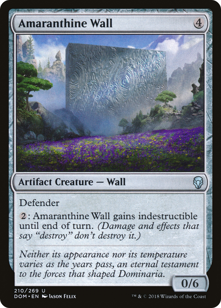 {C} Amaranthine Wall [Dominaria][DOM 210]