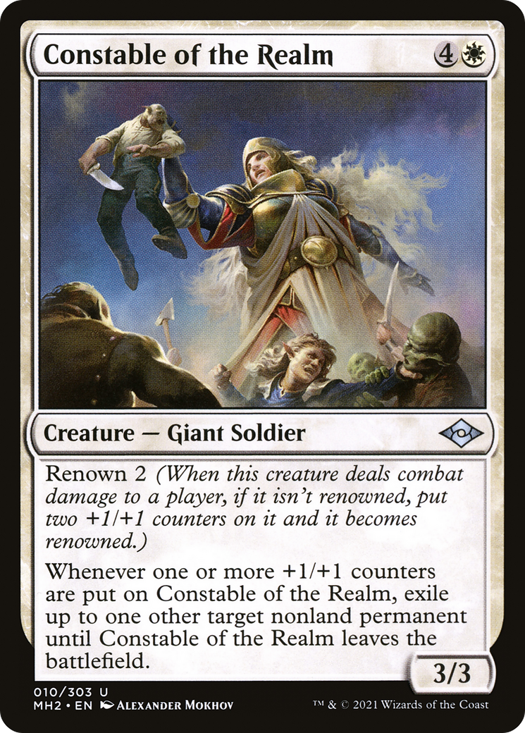 {C} Constable of the Realm (Foil) [Modern Horizons 2] [MH2 010]