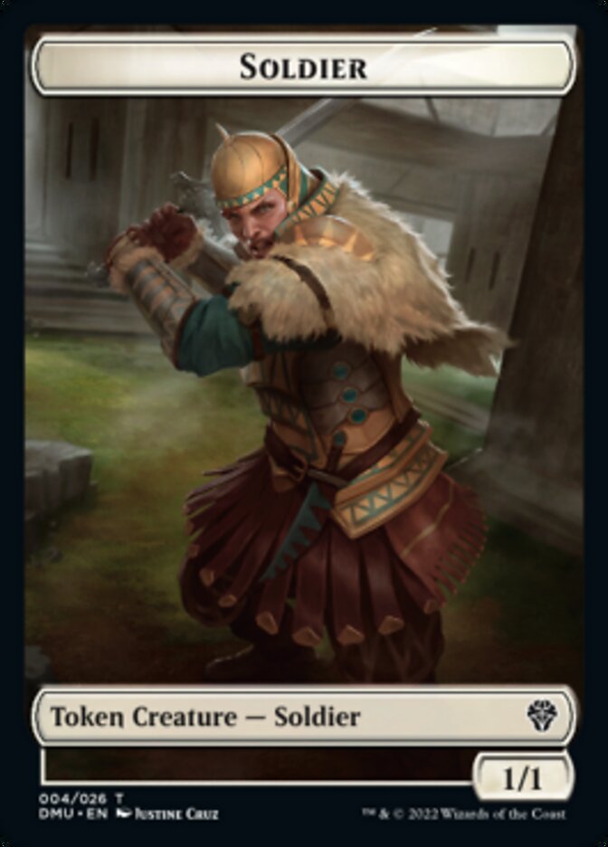 {T} Soldier // Stangg Twin Double-sided Token [Dominaria United Tokens][TDMU 004]