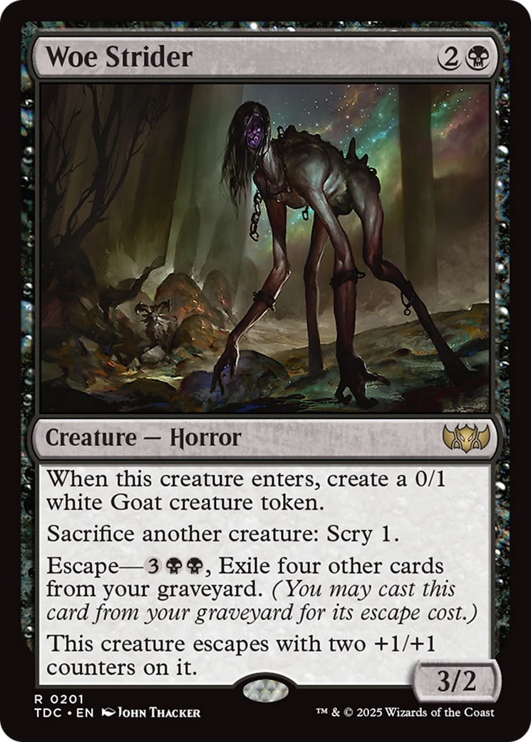 {R} Woe Strider [Tarkir: Dragonstorm Commander][TDC 201]