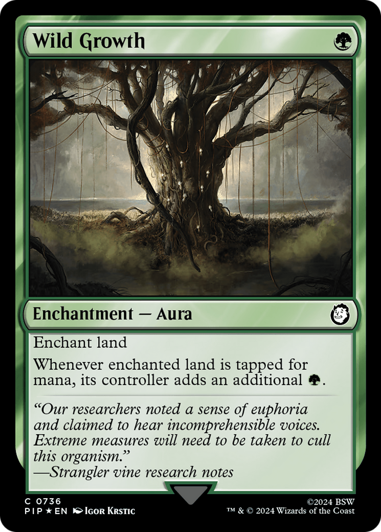 {C} Wild Growth (Surge Foil) [Fallout][PIP 736]