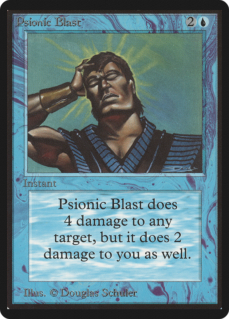 {C} Psionic Blast [Beta Edition][LEB 075]