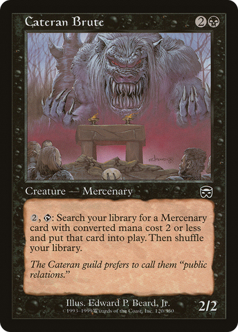 {C} Cateran Brute [Mercadian Masques][MMQ 120]