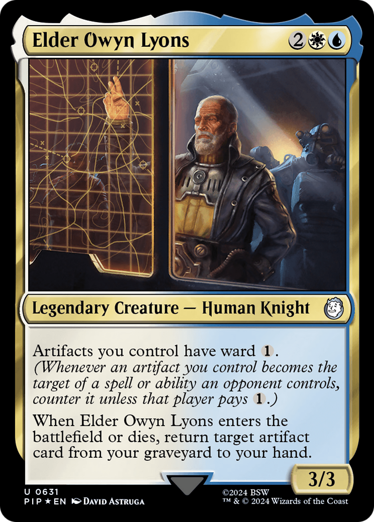 {C} Elder Owyn Lyons (Surge Foil) [Fallout][PIP 631]