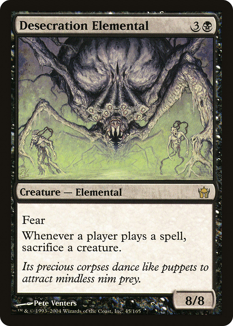 {R} Desecration Elemental [Fifth Dawn][5DN 045] - Misty Mountain Games