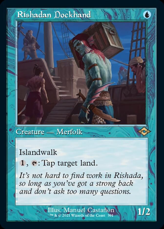 {R} Rishadan Dockhand (Retro Foil Etched) [Modern Horizons 2][RF ET MH2 391]