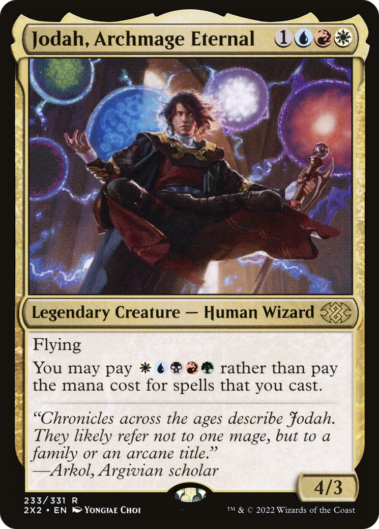 {R} Jodah, Archmage Eternal [Double Masters 2022][2X2 233]