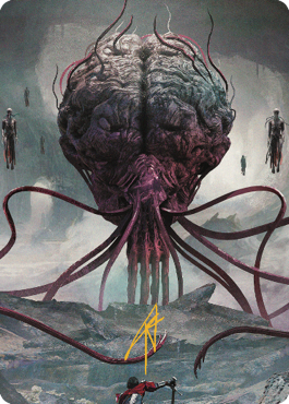 {A} Elder Brain Art Card (Gold-Stamped Signature) [Commander Legends: Battle for Baldur's Gate Art Series][GS ACLB 013]