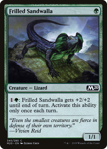 {C} Frilled Sandwalla [Core Set 2020][M20 340]