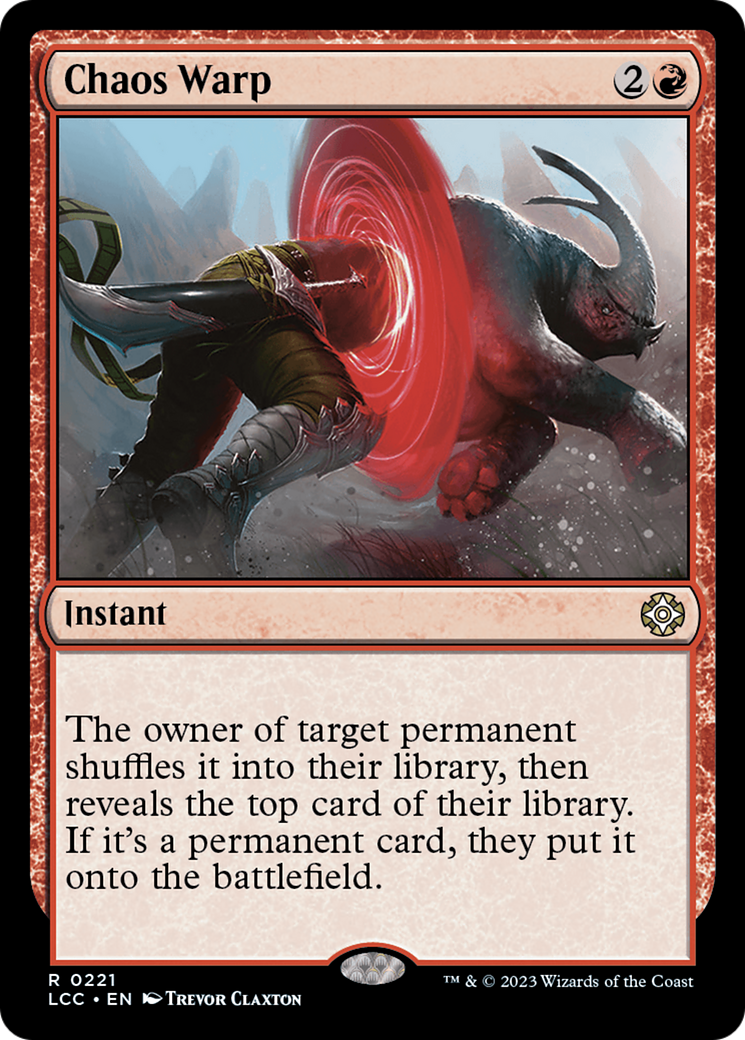 {R} Chaos Warp [The Lost Caverns of Ixalan Commander][LCC 221]