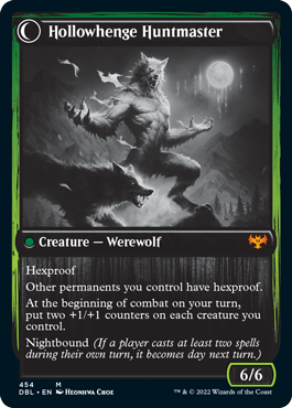 {R} Avabruck Caretaker // Hollowhenge Huntmaster [Innistrad: Double Feature][DBL 454]