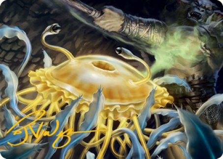 {A} Flumph Art Card (Gold-Stamped Signature) [Dungeons & Dragons: Adventures in the Forgotten Realms Art Series][GS AAFR 012]