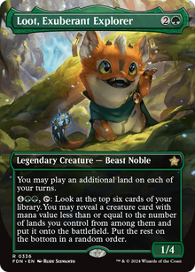 {@R} Loot, Exuberant Explorer (Borderless) [Foundations][FDN 336]