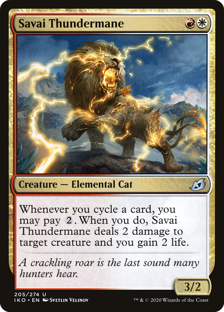 {C} Savai Thundermane [Ikoria: Lair of Behemoths][IKO 205]
