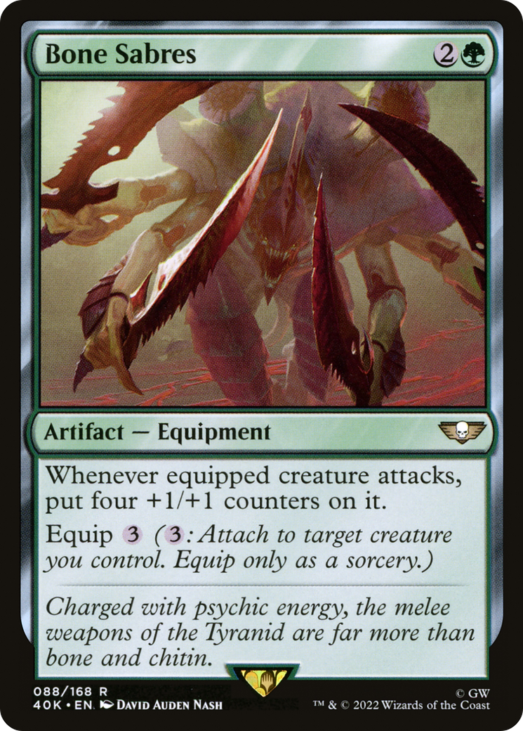 {R} Bone Sabres [Universes Beyond: Warhammer 40,000][40K 088]