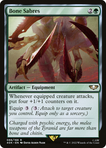 {R} Bone Sabres [Universes Beyond: Warhammer 40,000][40K 088]