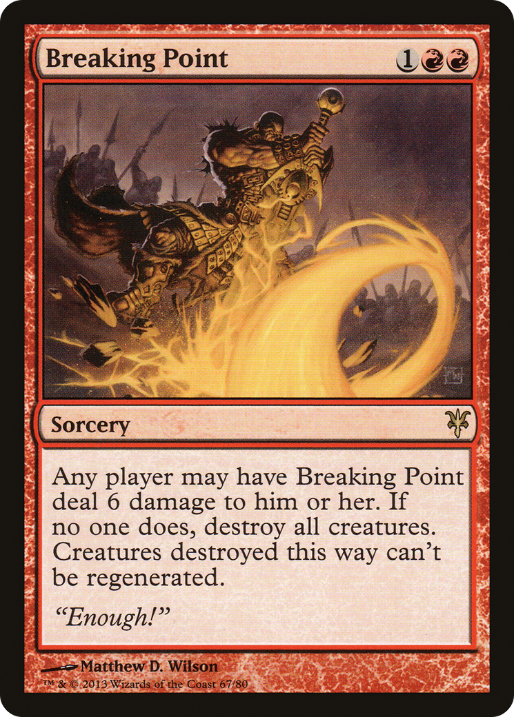 {R} Breaking Point [Duel Decks: Sorin vs. Tibalt][DDK 067] - Misty Mountain Games