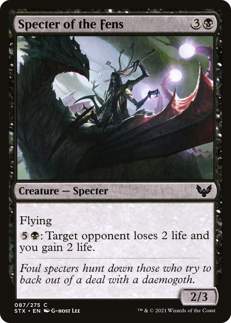 {C} Specter of the Fens [Strixhaven: School of Mages][STX 087]