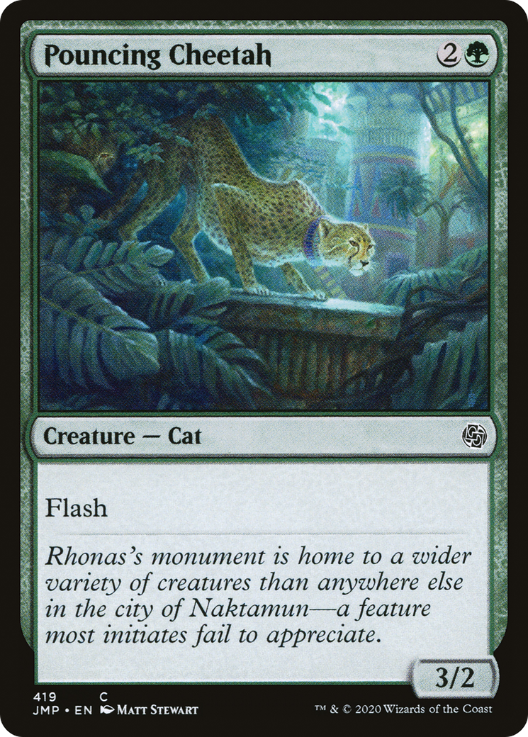 {C} Pouncing Cheetah [Jumpstart][JMP 419]