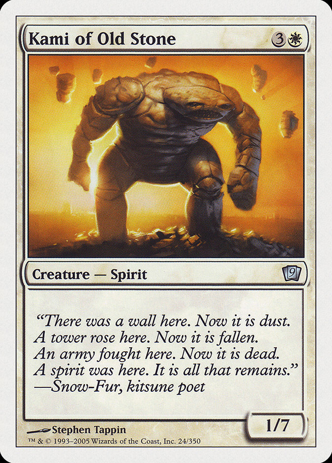 {C} Kami of Old Stone [Ninth Edition][9ED 024]