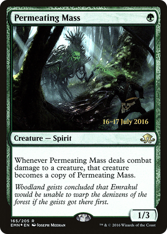 {R} Permeating Mass [Eldritch Moon Prerelease Promos][PR EMN 165]