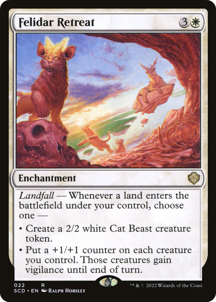 {R} Felidar Retreat [Starter Commander Decks][SCD 022]