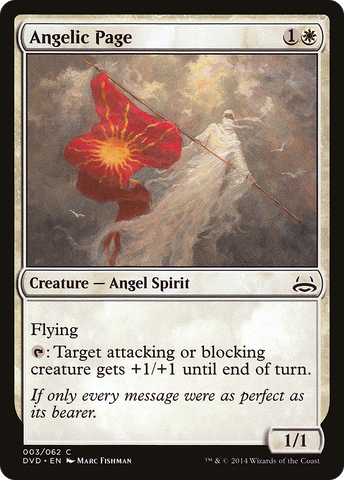 {C} Angelic Page (Divine vs. Demonic) [Duel Decks Anthology][DVD 003]
