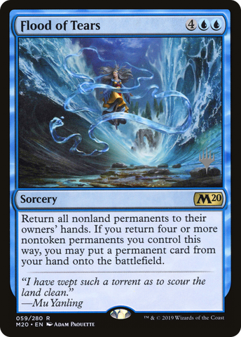 {R} Flood of Tears (Promo Pack) [Core Set 2020 Promos][PP M20 059]