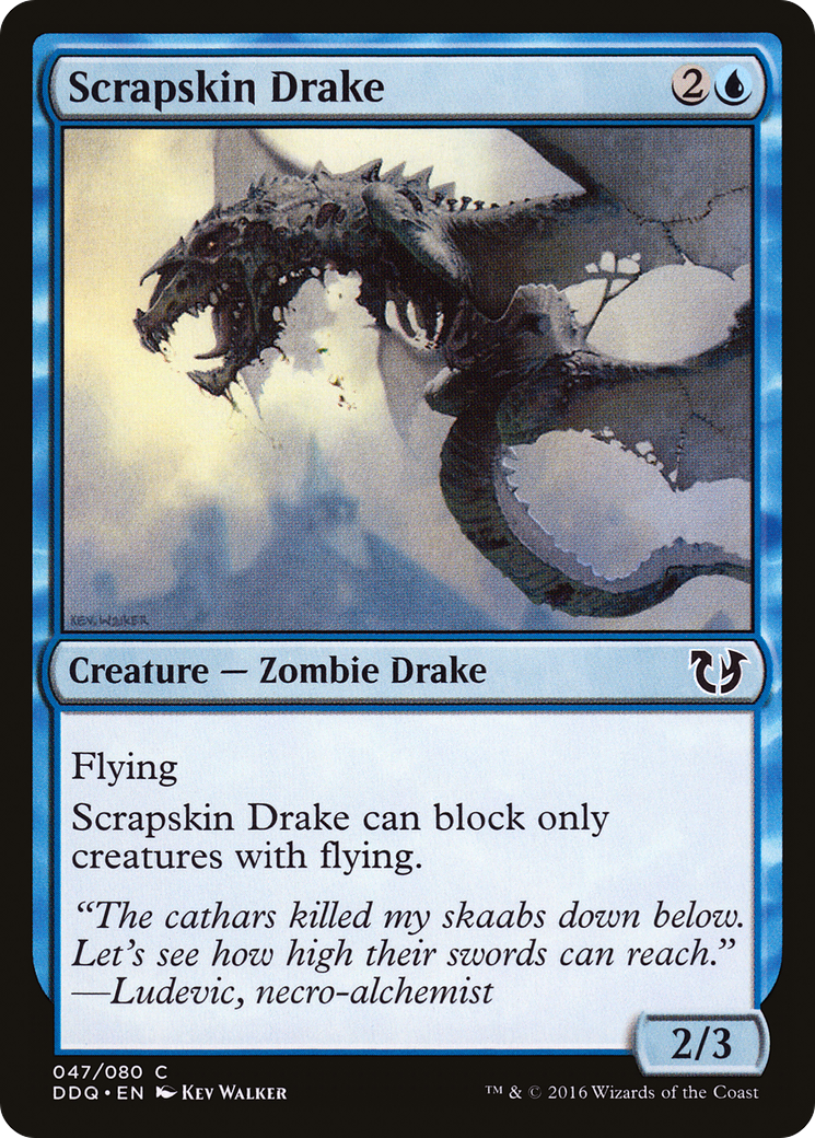 {C} Scrapskin Drake [Duel Decks: Blessed vs. Cursed][DDQ 047]