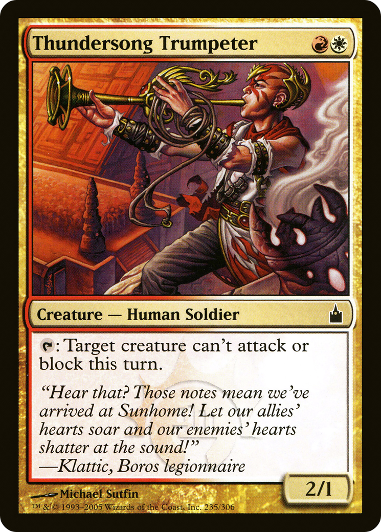 {C} Thundersong Trumpeter [Ravnica: City of Guilds][RAV 235]