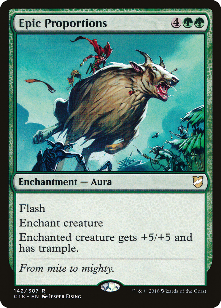 {R} Epic Proportions [Commander 2018][C18 142]
