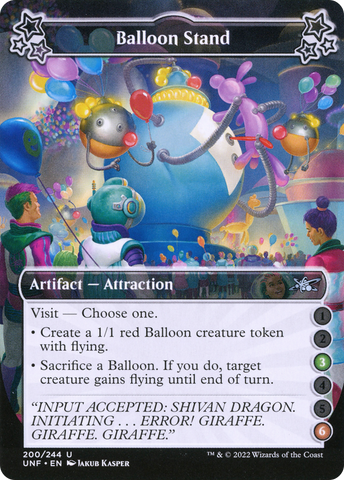 {C} Balloon Stand (3-6) [Unfinity][UNF 200]