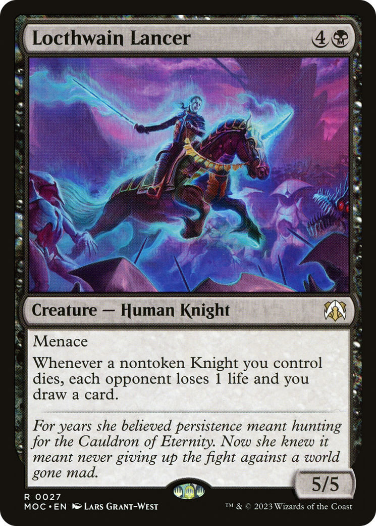 {R} Locthwain Lancer [March of the Machine Commander][MOC 027]