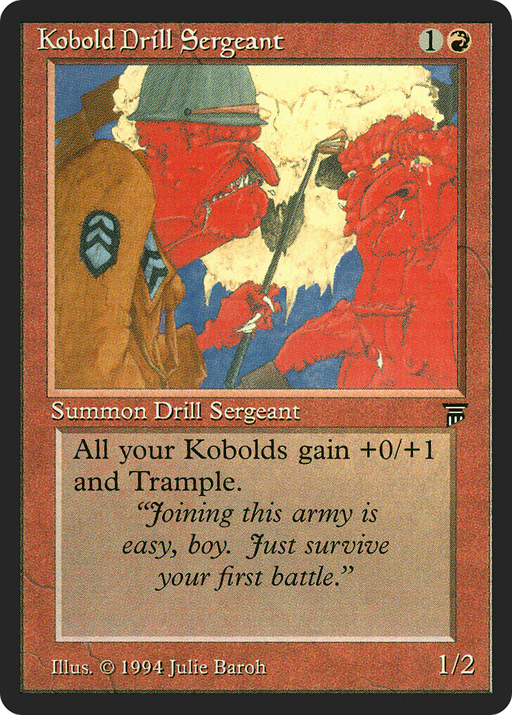 {C} Kobold Drill Sergeant [Legends][LEG 154]