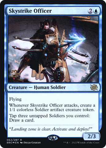 {R} Skystrike Officer [The Brothers' War: Prerelease Promos][PR BRO 062]
