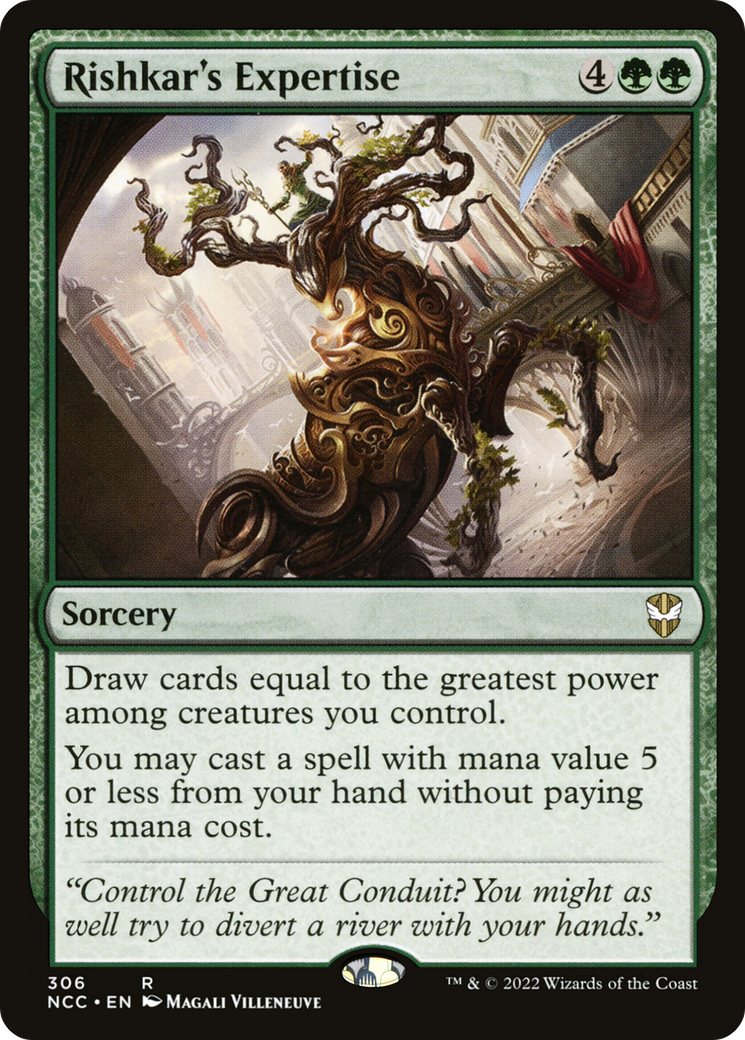{R} Rishkar's Expertise [Streets of New Capenna Commander][NCC 306]