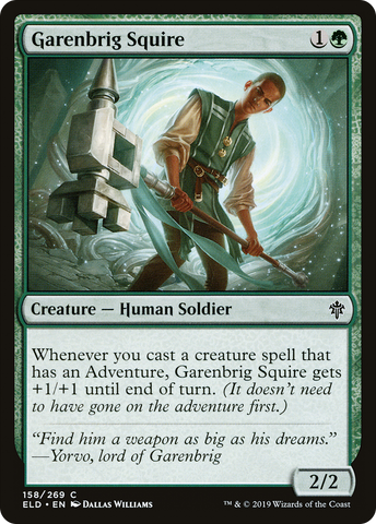 {C} Garenbrig Squire [Throne of Eldraine][ELD 158]