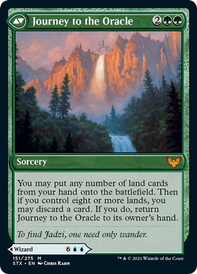 {R} Jadzi, Oracle of Arcavios // Journey to the Oracle [Strixhaven: School of Mages Prerelease Promos][PR STX 151]