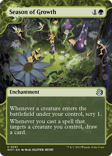 {C} Season of Growth [Wilds of Eldraine: Enchanting Tales][WOT 061]