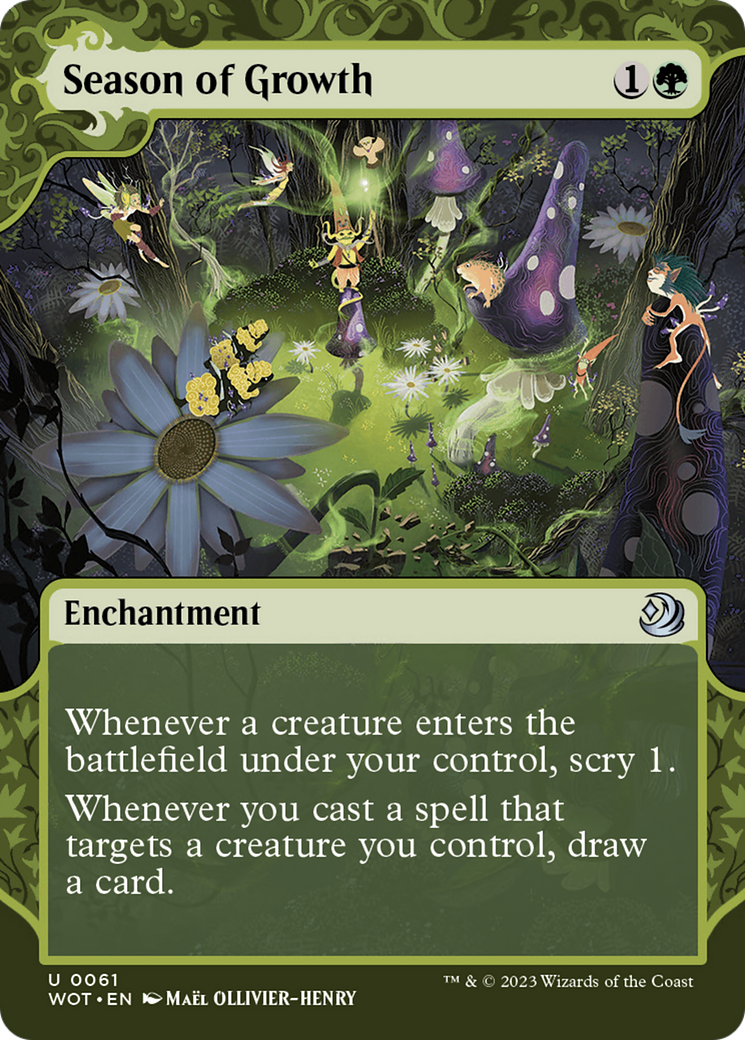{C} Season of Growth [Wilds of Eldraine: Enchanting Tales][WOT 061]