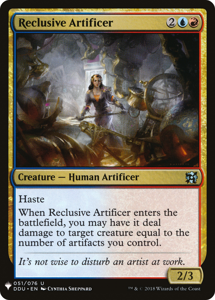 {C} Reclusive Artificer [Mystery Booster][LS DDU 051]