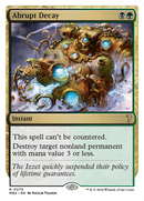{R} Abrupt Decay (White Border) [Mystery Booster 2][MB2 078]