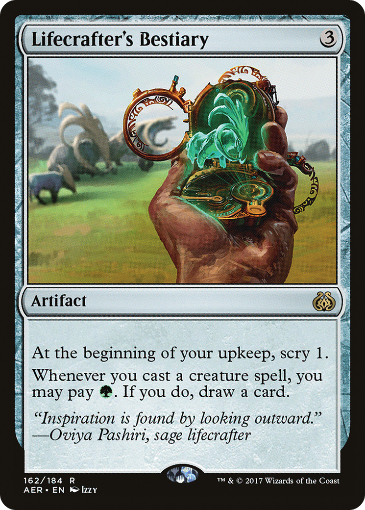 {R} Lifecrafter's Bestiary [Aether Revolt][AER 162] - Misty Mountain Games