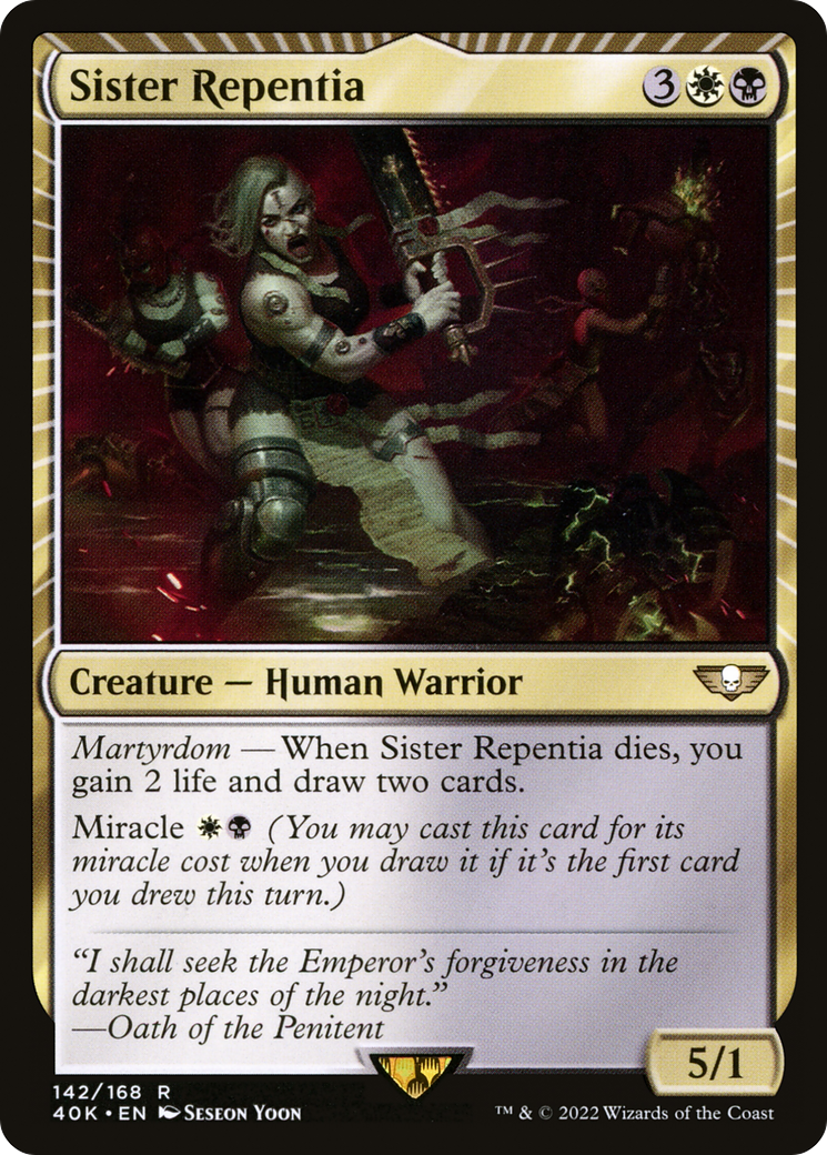 {R} Sister Repentia [Universes Beyond: Warhammer 40,000][40K 142]