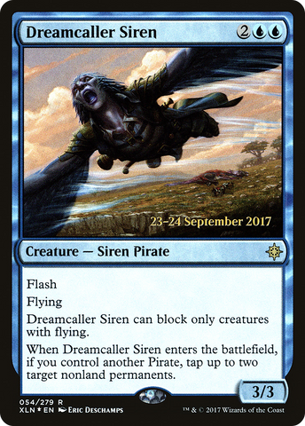 {R} Dreamcaller Siren [Ixalan Prerelease Promos][PR XLN 054]