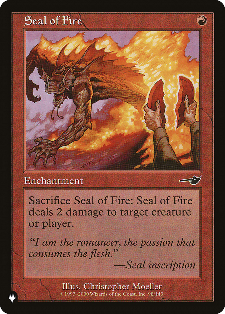 Seal of Fire [LIST 98/143]