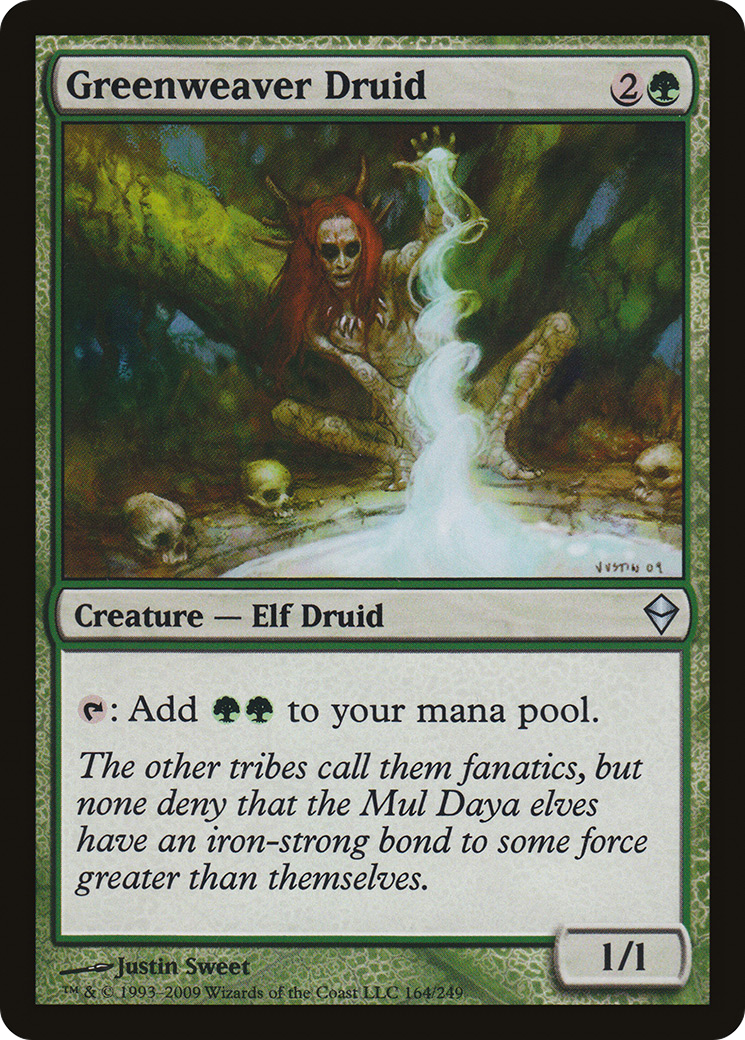 {C} Greenweaver Druid [Zendikar][ZEN 164]