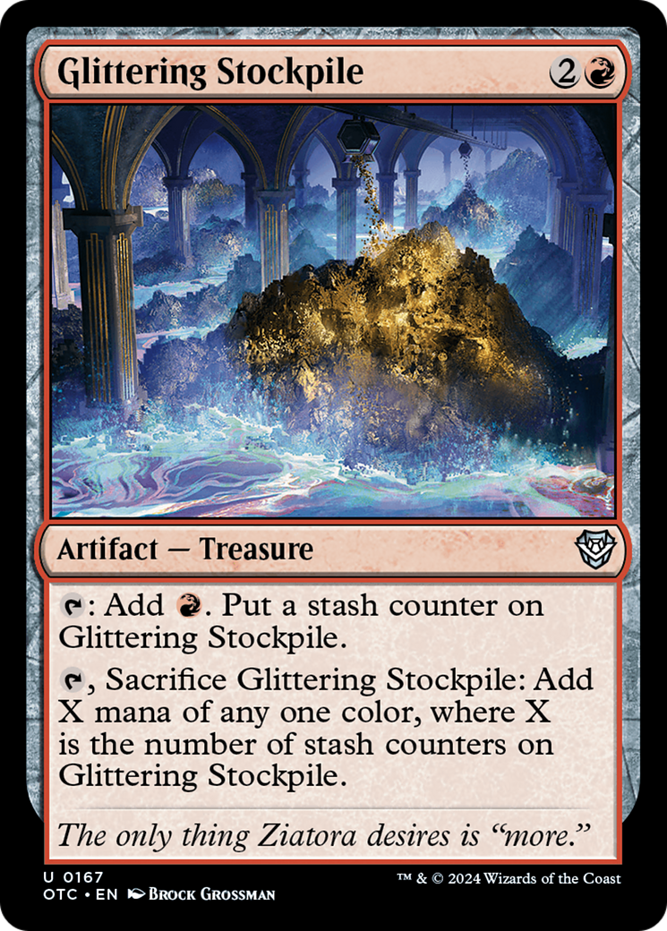 {C} Glittering Stockpile [Outlaws of Thunder Junction Commander][OTC 167]