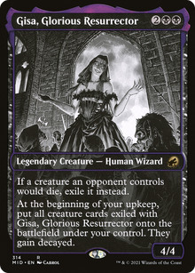{R} Gisa, Glorious Resurrector (Showcase Eternal Night) [Innistrad: Midnight Hunt][MID 314]